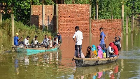 uttar pradesh ayodhya district flood situation sarayu river
