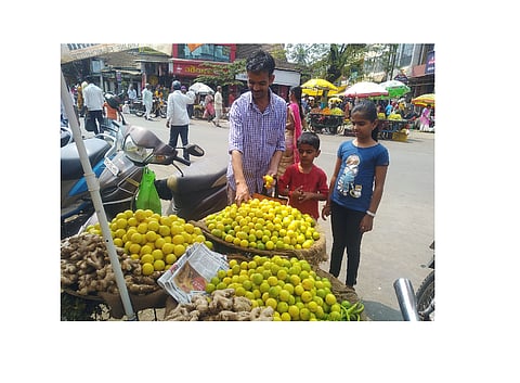 Gadhinglaj Market increased lemon prices Kolhapur Marathi News