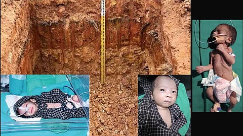 digging grave stillborn people find another girl buried now she is good condition