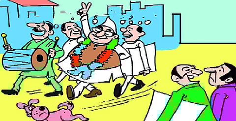 gram panchayat election prachar