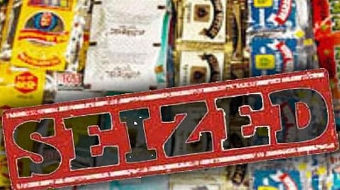 Gutkha seized by food & Drug Administration Department