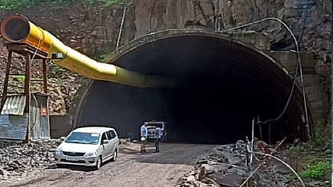 kashedi tunnel work in progress 150 workers are available and work complete in november 2021