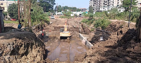 'सकाळ' बातमीचा परिणाम : खडकवासला बाह्यवळण रस्त्यासह पुलाच्या कामाला वेग