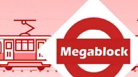 megablock Canceled central and harbour line