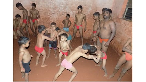 massive wrestling ground for shiv jayanti 2019 kolhapur marathi news