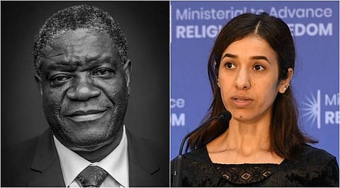 Nobel Peace Prize 2018 Denis Mukwege Nadia Murad are the winners