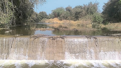 Dams filled the Ped area; The water problem is solved