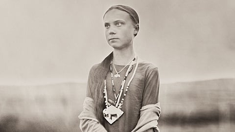 photo of girls found in Washington university who is similar to Greta Thunberg