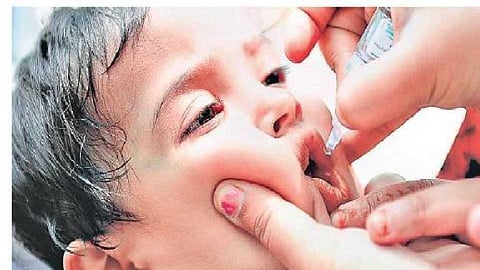 Vaccination program for polio eradication continues