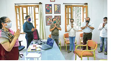 Prayers were the beginning of work