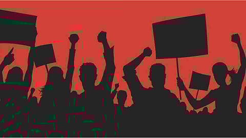 ncp protest against increase in onion export duty today nashik news