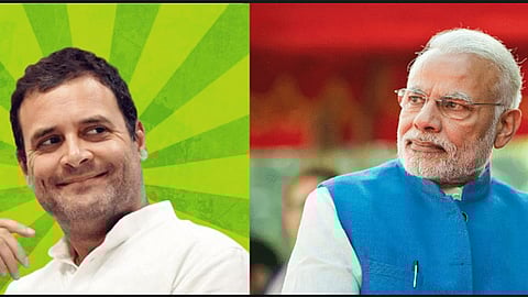 Rahul Gandhi, Narendra Modi