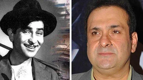raj kapoor and rajiv kapoor