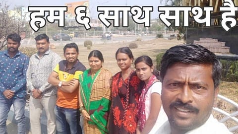 Photos of Gram Panchayat election members going for a walk in Savleshwar are going viral