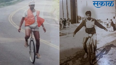 Deepak Lele from Sangli traveled 8000 km from New York to Los Angeles in 1984