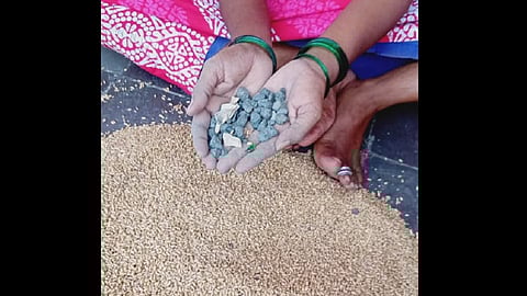 घ्यायला गेले गहू, रेशन दुकानदाराने विकली बांधकामातील खडी; यावर कुणाचं लक्ष आहे का ?