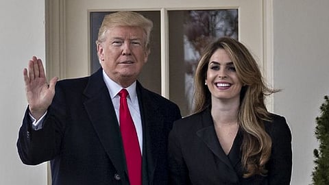 trump with hicks