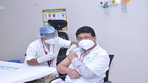 corona vaccination starts in nagpur