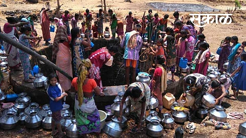 people faced water scarcity issue in samudrapur of wardha