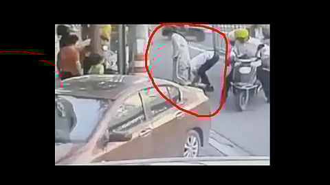 woman gives birth walking down the street as baby at china video viral