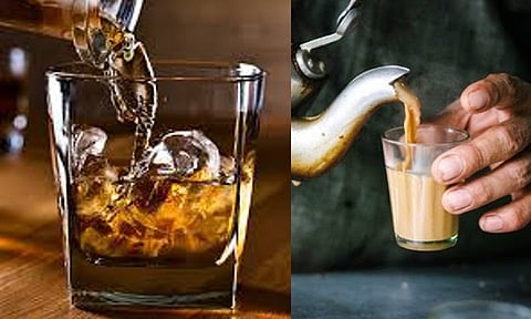 What a Government! Wine shops open, Tea shops closed!