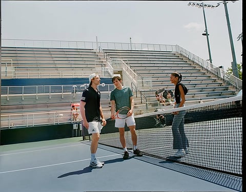 Josh O'Connor, Mike Faist and Zendaya in Challengers