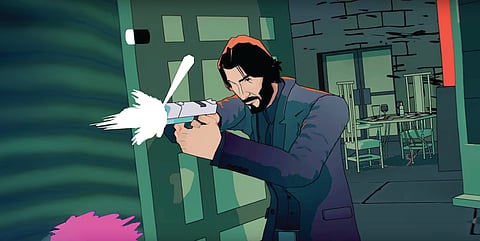 A still from John Wick Hex the game