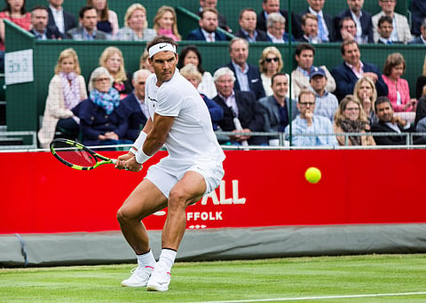 Rafael Nadal at Aspall Tennis Classic