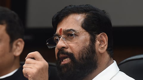 Eknath Shinde meets Amit Shah during Home Minister's brief Mumbai visit | File Image