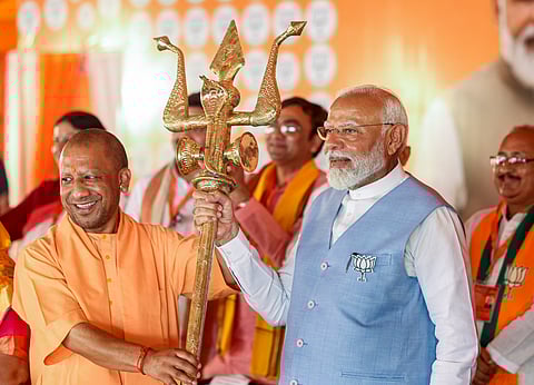 Dancing videos of PM Modi, Yogi Adityanath and Mahatma Gandhi posted on social media; case filed