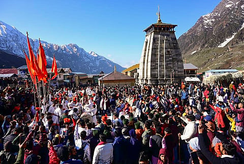 Pilgrim footfall has picked up in September, with around 13,000 devotees visiting the four Char Dham sites each day in recent days | File image
