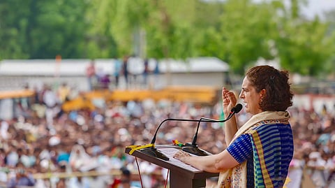 Congress leader Priyanka Gandhi