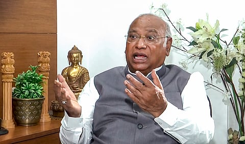 Congress president Mallikarjun Kharge