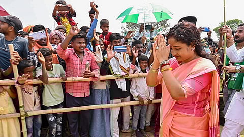 Jharkhand Mukti Morcha (JMM) leader Kalpana Soren