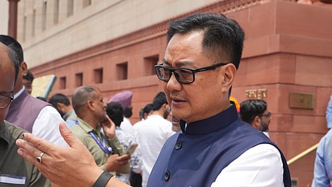 Rijiju seeks apology from Rahul, Kharge for Cong workers' 'threat' to PM Modi