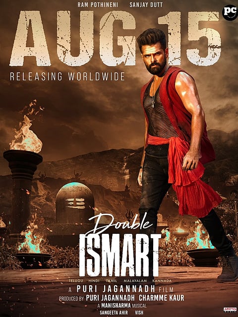 Poster of Puri Jagannadh's 'Double iSmart'