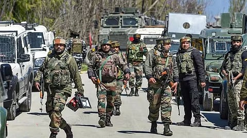 Security forces in Jammu