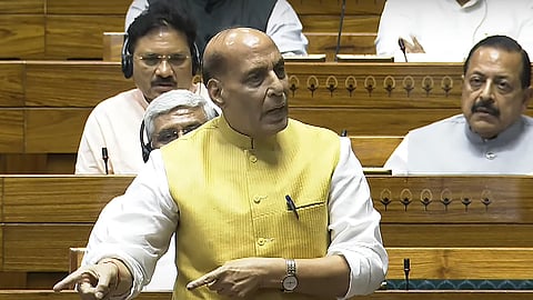 Defence Min accuses Rahul Gandhi of misleading nation on national security