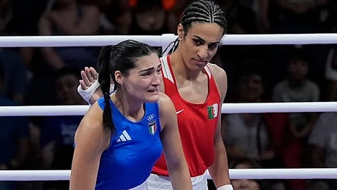 Gender controversy erupts as Italian boxer quits bout against a 'biologically male' boxer at Paris