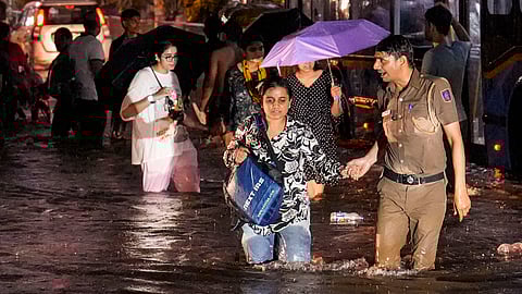 Delhi area where IAS aspirants died flooded again after fresh spell of rain