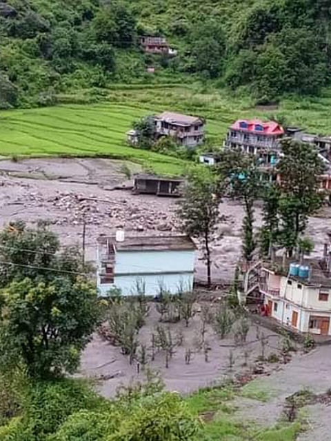 Rains wreak havoc in Himachal; four killed, 50 missing