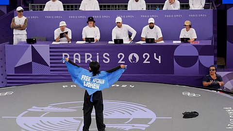 B-girl Talash disqualified from Olympic breaking for 'Free Afghan Women' cape