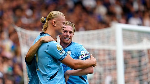 Haaland scores as City beat 10-man Liverpool to maintain their perfect start to the season | File Image