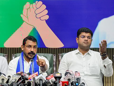 JJP, Azad Samaj Party announce alliance for Haryana polls