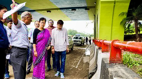 Atishi inspected the Dhaula Kuan area