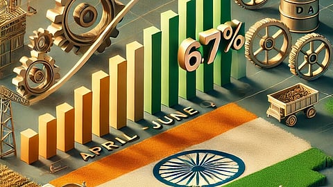 India's GDP growth slows to 6.7% in Q1 amid agricultural decline