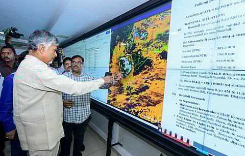 Unprecedented rainfall paralyses life in Vijayawada, 17,000 people evacuated across Andhra