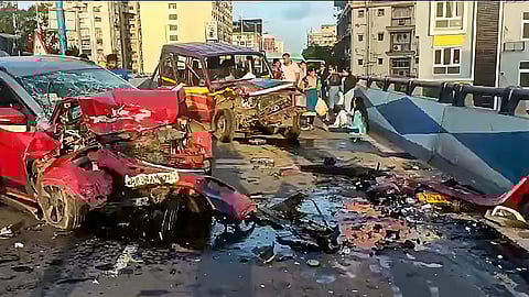 9 injured in accident on AJC Bose flyover