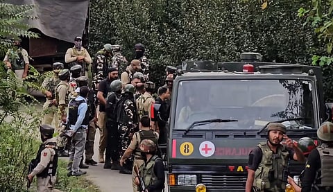 Three terrorists killed in encounter with security forces in J-K's Baramulla