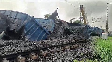 25 wagons of freight train derail near Vrindavan Road station in UP; panel to probe cause